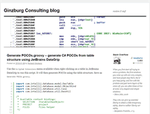Tablet Screenshot of blog.ginzburgconsulting.com